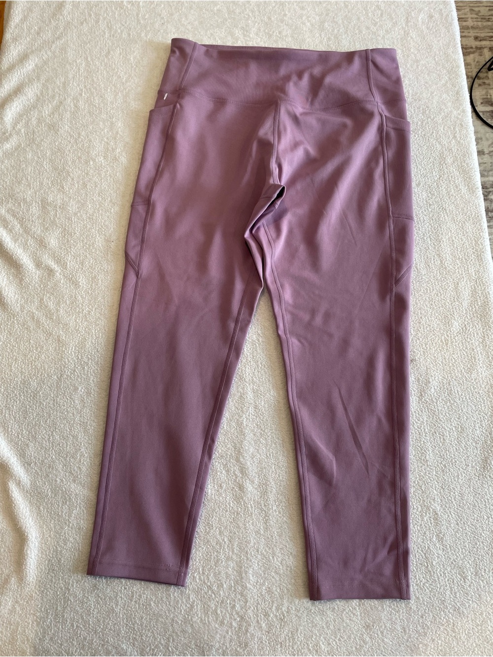 Nicole Miller Girls' Lilac Mauve Performance Leggings